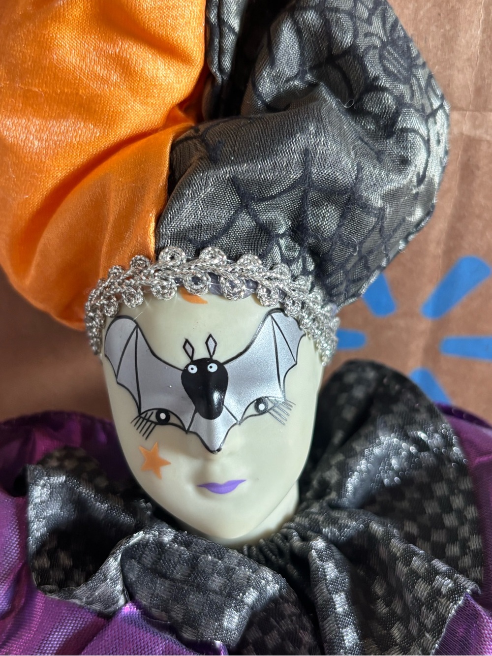 Sugar Loaf Classiques Toys Halloween Jester Bat Figure Doll. - Picture 4 of 9
